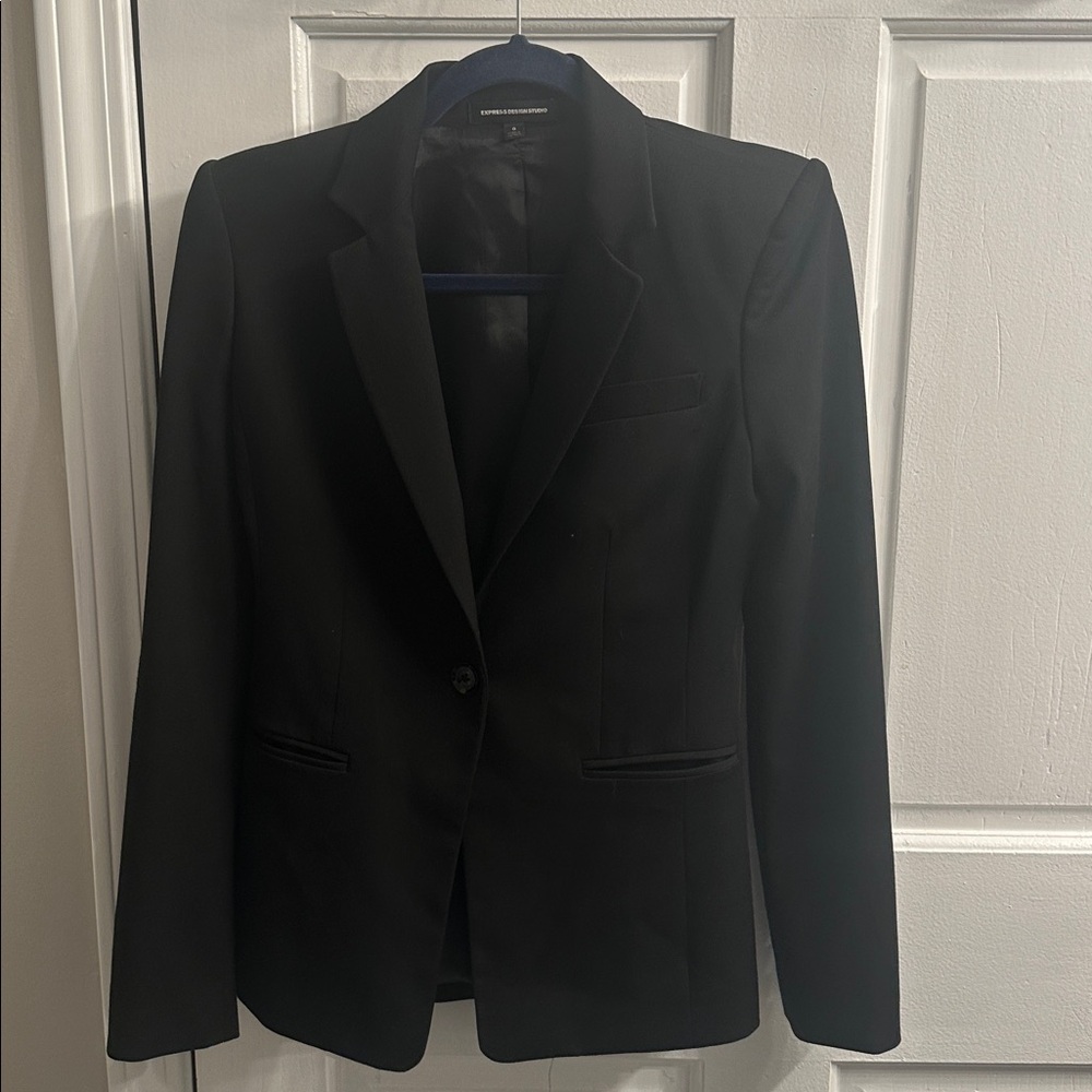 Express Design Studio Women's Black Blazer Jacket Size 0